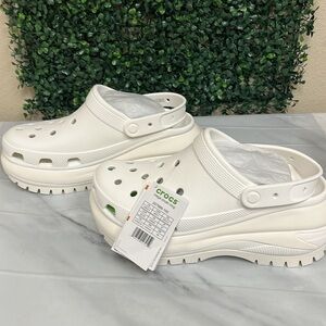 CROCS MEGA CRUSH CLOG WHITE - 11